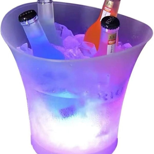 LED-isspand, 5L stor flaskekøler - champagnekøler - vinkøler - KLB