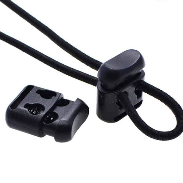 FineGood Pakke med 20 snorstopper, snorholdere for tau, ende-fjær, vippe-stopper, gli KLB
