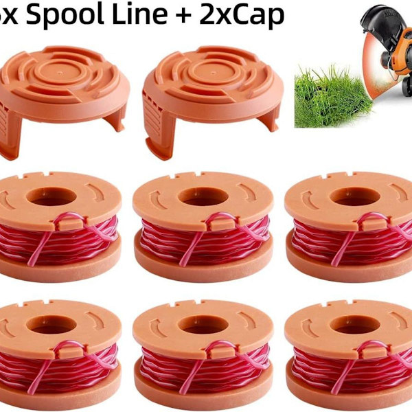 Sæt med 6 buskrydderkabler WA0004.1 til alle WORX 20 V trimmere (6 x 3 m lange, K KLB