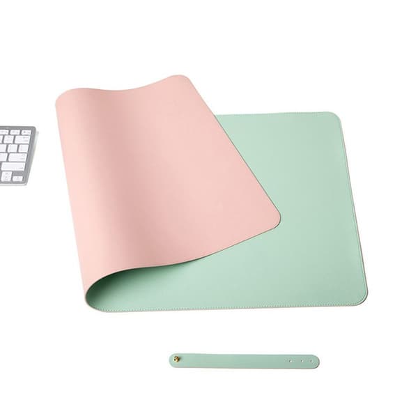 Bordmatte, skrivebordsmatte, 60 x 30 cm PU bordmatte, bærbar PC