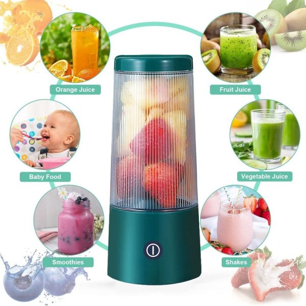 Bærbar blender, personlig blender til smoothies og grøntsager