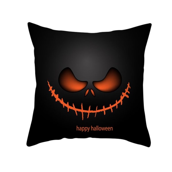 Halloween-tyynyliinat 2 kpl, Halloween-koristeet, Luuranko Kallo Aave Lannetyyny, Persikka Nahka Tyynyliina, Tyynynpäällinen Sohvalle Sänkyyn, 18x18 Tuumaa