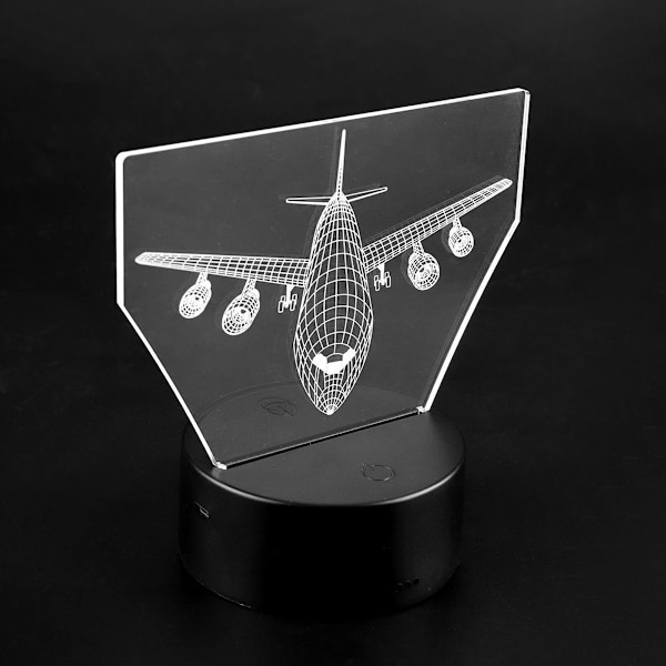3W 4.5V USB 3D Natlampe Touch Control LED Bordlampe KLB