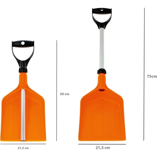 XL Teleskopsnöskyffel KLB