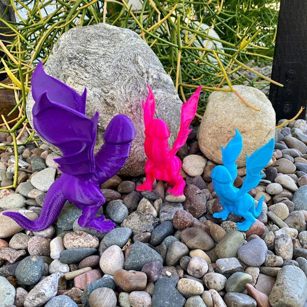 15cm Resin Dinosaur Figur - Sjov dinosaur statue ornament KLB