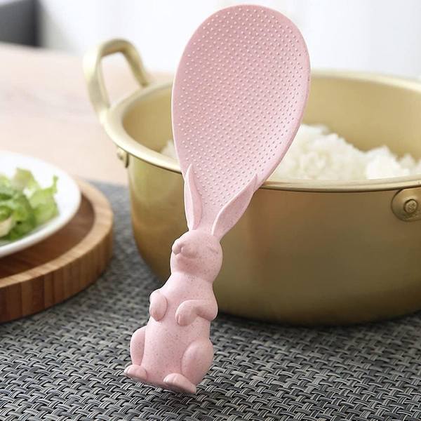 2 stk Kreative søte kanin non-stick risskjeer