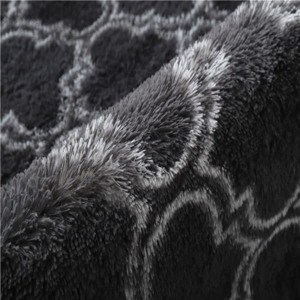 Fluffy shaggy fur teppe for soverom, stue