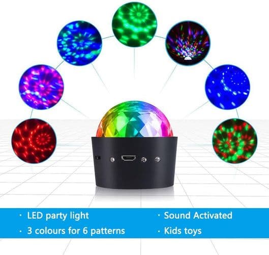 Mini discokulelys, Yikanwen stemmestyrt discofestlys