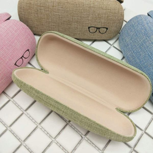 Stofbriller Etui Hard Case Bærbart Briller Etui (Grøn)