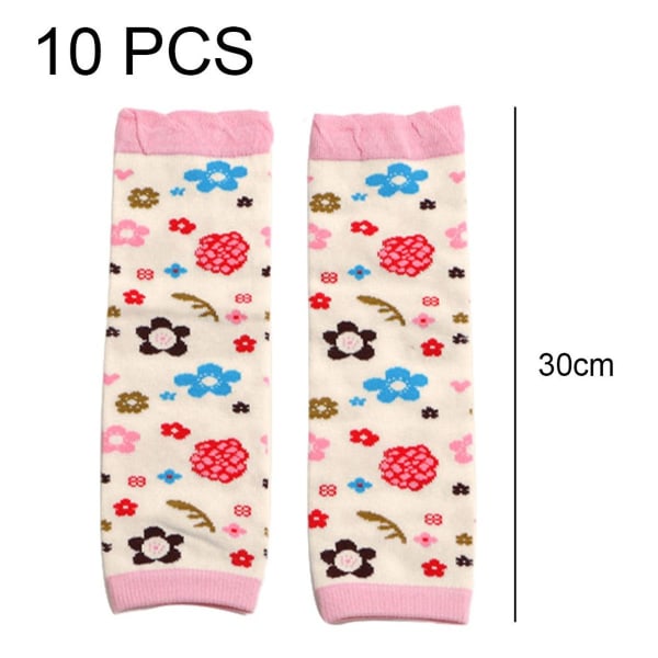 10 par Baby leggvarmere Leggings Knebeskyttere Sokker for Style1 KLB