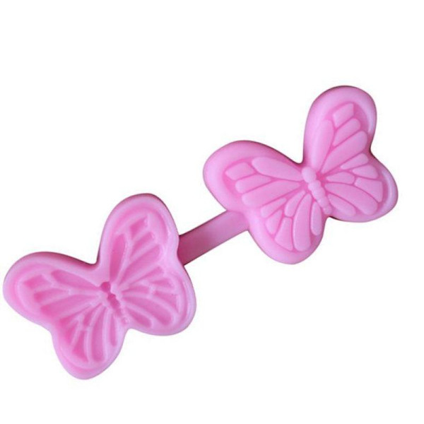 Fondantformar Tårtdekoration Stencil Socker 3D Fjäril Tårta