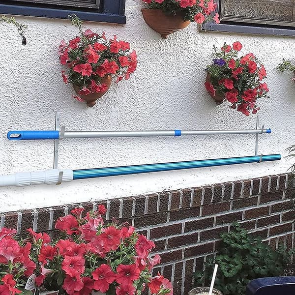Sæt med aluminiums kroge til poolstænger