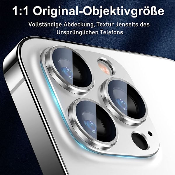 for iPhone 13 Pro/iPhone 13 Pro Max Kamerabeskyttelse, [One-Piece