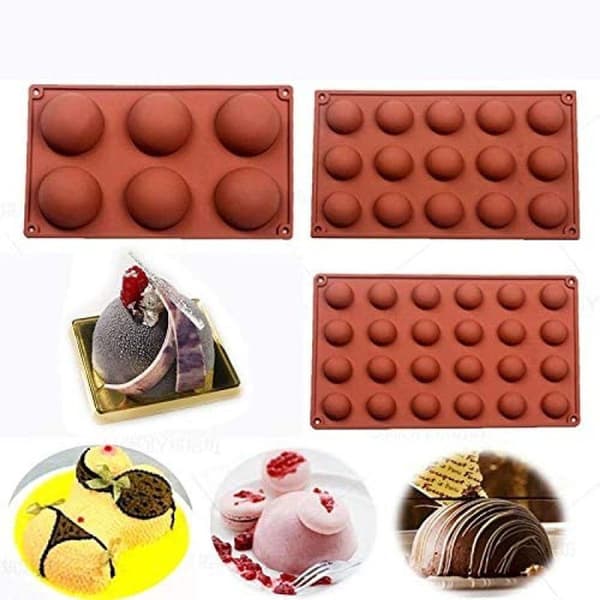 Bakeware-sett silikonform for kakedekorasjon gelé pudding godteri