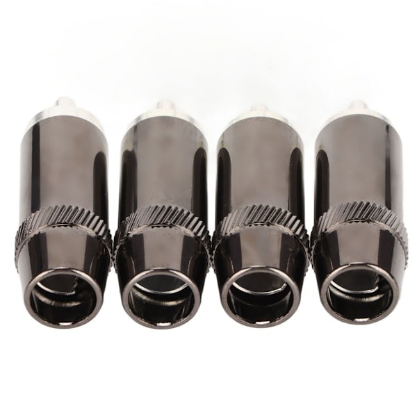 4 stk RCA lydplugger, sølvbelagte RCA-plugger KLB