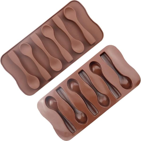 Silikon sjokoladefrom skje silikon bakeform for sjokolade 3 silikon