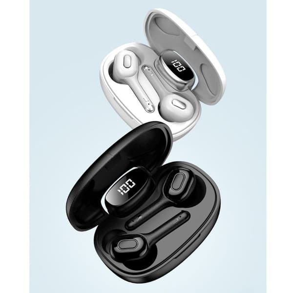 Bluetooth-hovedtelefoner in-ear, Boltune sportshovedtelefoner sorte