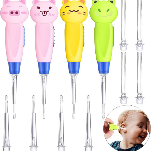 Öronrengöringskit LED-örontipp Öronvaxavlägsnare Öronvaxavlägsnare Ficklampa KLB
