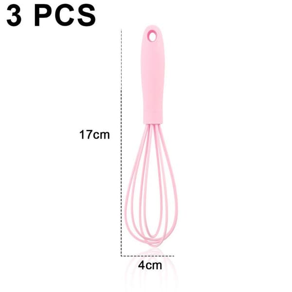 Silikonvisp, for matlaging, ballongvisp perfekt rosa
