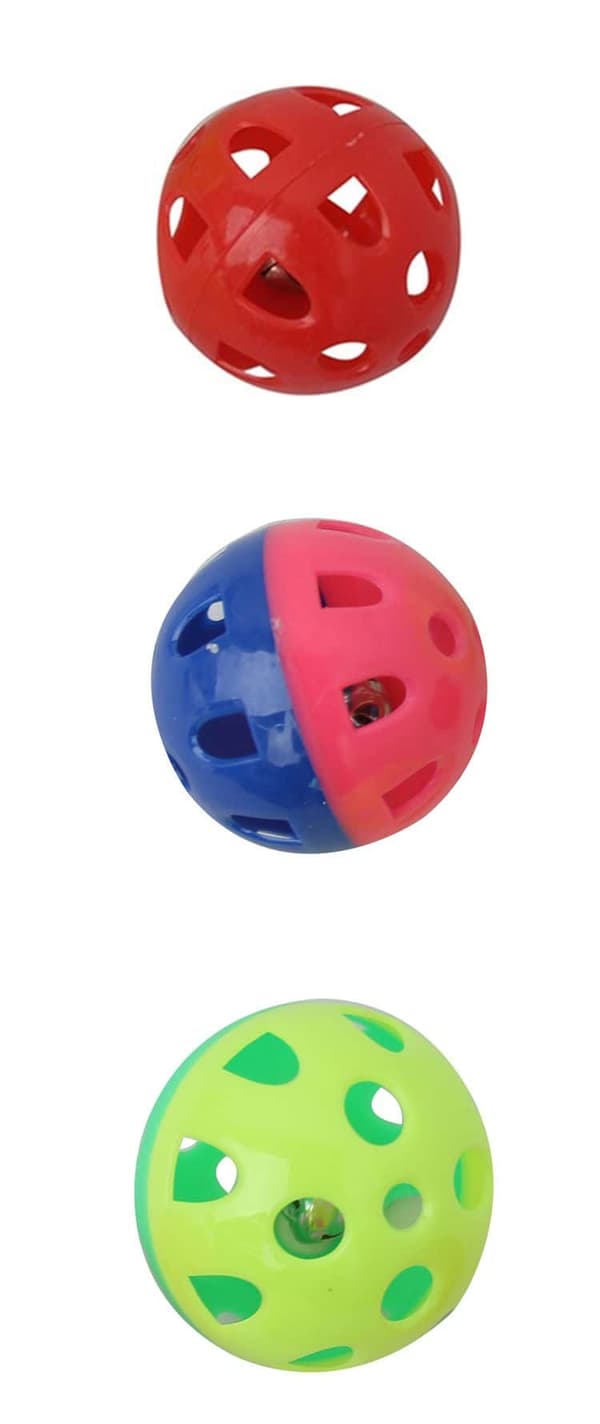 Sæt med 4 Actionball Meget Holdbare Stimulerende Sjov Bold Legetøj/Blød Tekstur til Hunde