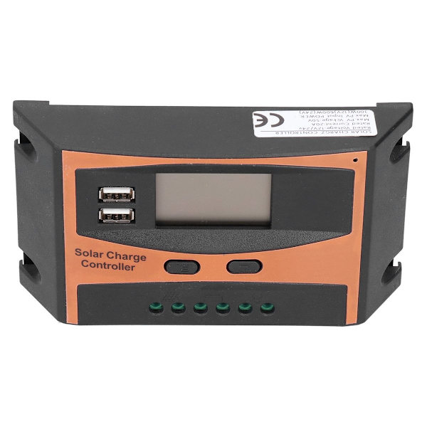 12V/24V Solcellsladdningsregulator IP32 Vattentät Hög KLB