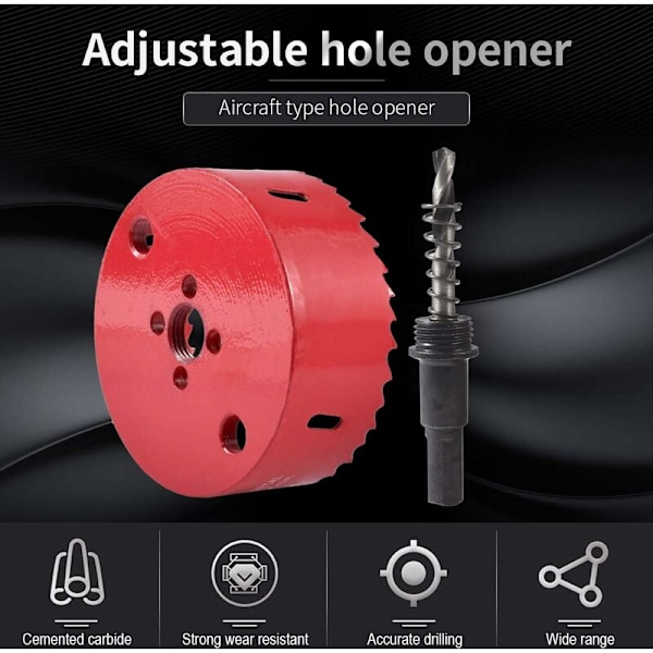 M42 HSS Bi-Metal Hulsav 85mm, Hulsav til Jern, Aluminium, Træ, Gipsplader, Rør, Plast, Fiberplade KLB