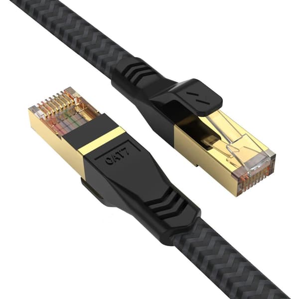 Cat 7 Ethernet-kabel 3m Heavy Duty Flat Lang Internet