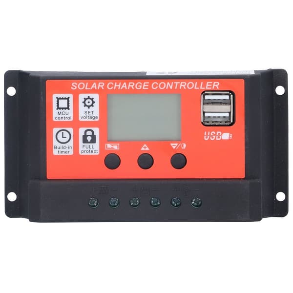 10A 12V/24V PWM LCD Solcelle Ladningsstyring Regler KLB