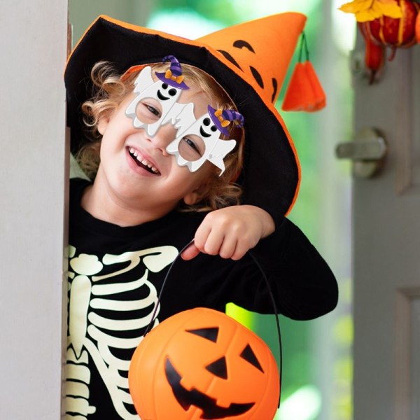 12 stk Skræmmende Halloween Briller Halloween Photo Booth Rekvisitter til Hallowe