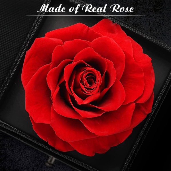 Eternal Rose presentidé för mors dag, jubileumspresent, alla hjärtans dag, bröllop, mu