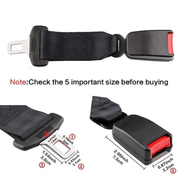 Auto BeltLock Estä lapsia ja lapsia avaamasta 29cm KLB