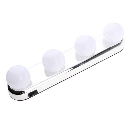 LED-speilbelysning for sminke, kosmetikk, studiolys, trådløs, profesjonell