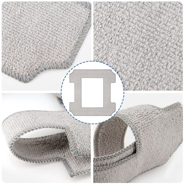Pakke med 6 vaskbare erstatningsputer for Ecovacs Winbot W1/W1 Pro (mopperstatningsdeler)