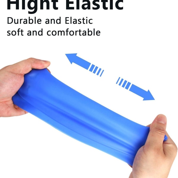 Silikon badehette, høykvalitets badehette for voksne, komfortabel og elastisk