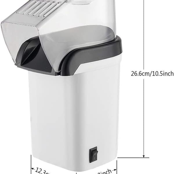 Popcornmaskin, popcornmaskin, varmluftspopcornmaskin,