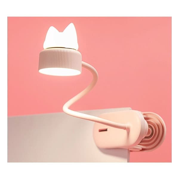 Fleksibel klipslampe med nattlys med USB-batterier/LED-leselys og SC-leselys