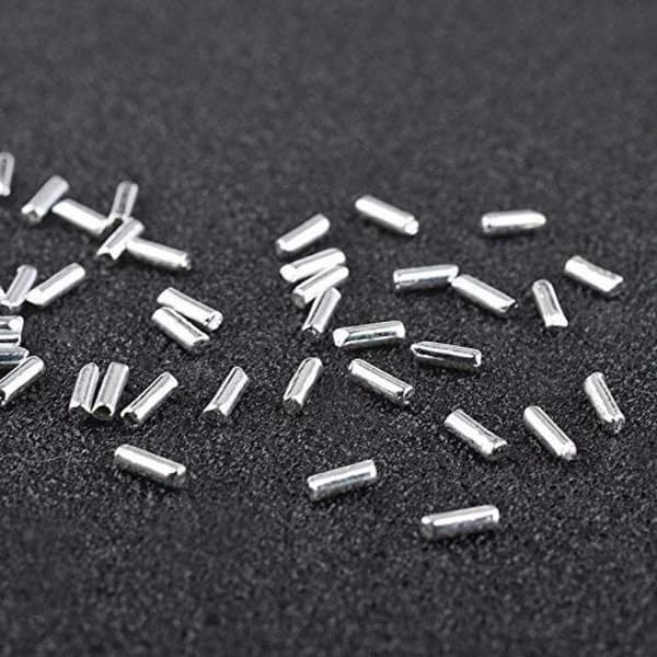 Blandet størrelse regnbue havfrue perle perle negledekorasjon gradient flat bunn KLB
