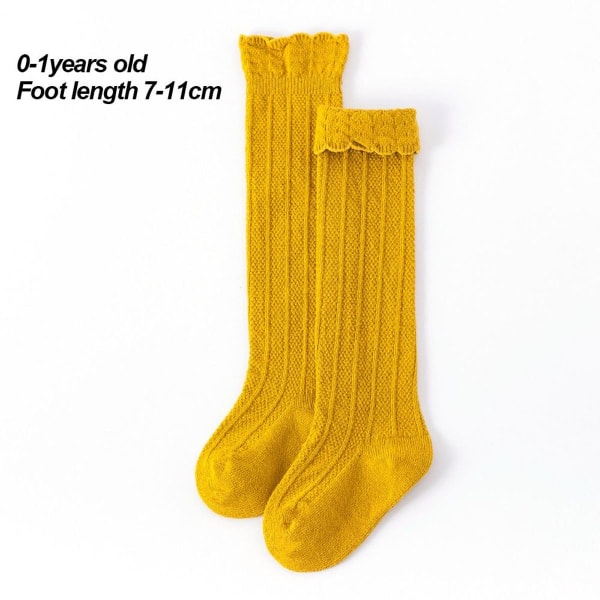 Nyfödd flicka knästrumpor uniform lång 0 till 1 år KLB