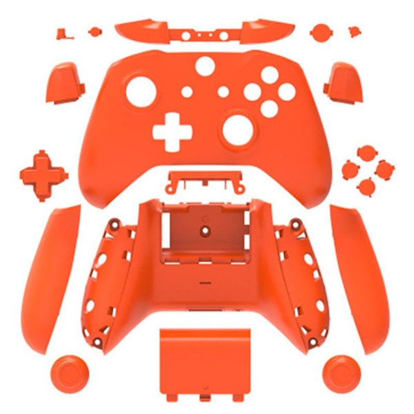Komplett skyddande husersättningsdelar för Xbox One trådlös orange KLB