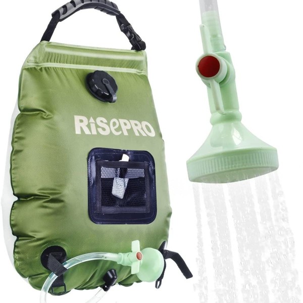 Solbruserpose 20 liter, camping, temperatur 45°C, vandring, klatring