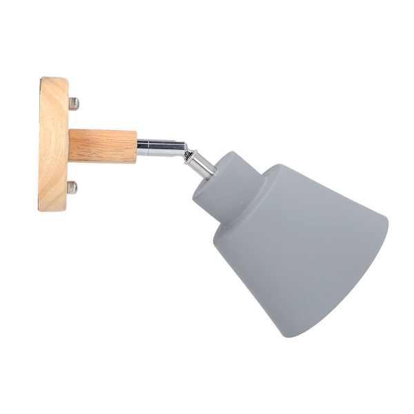 Modern minimalistisk vägglampa, träkonst, dekorativ KLB