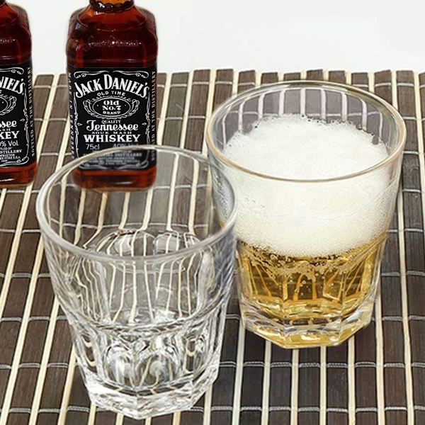 6-pack, oförstörbara, återanvändbara, tillverkade av drickbart akryl