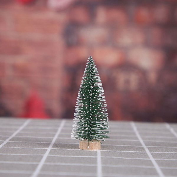 Mini julgranar - Träbas - Julbordsgranar - Hem 10CM KLB
