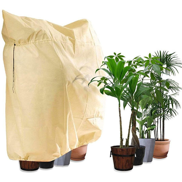 Plantebeskyttelse til vinter, frostbeskyttelse potteplante stor pose, potteplante, vinter