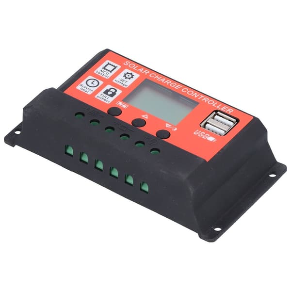 10A 12V/24V PWM LCD Solcelle Ladningsstyring Regler KLB