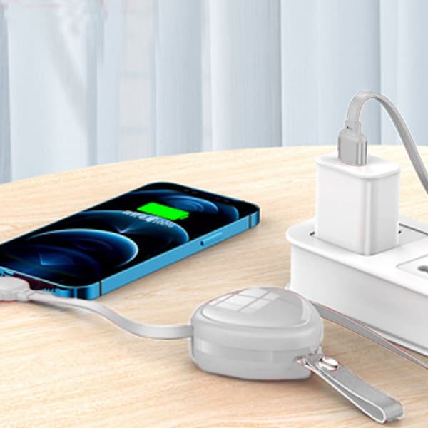 Datakabel One med tre datakablar Tre-i-ett laddning Silver