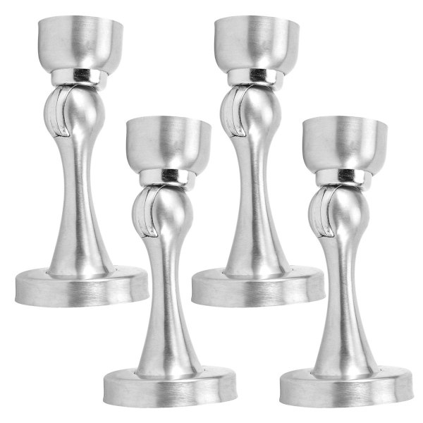 4 stk./sæt rustfrit stål dørstopper, moderne magnetisk dør KLB