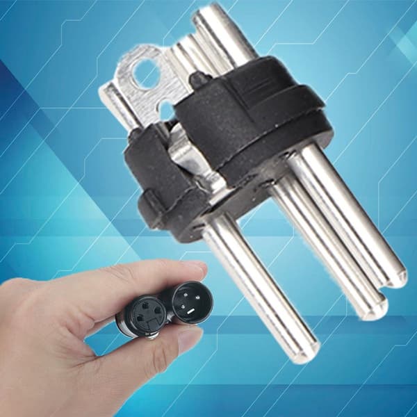 Par af high-end XLR-lyd kabel stik, sølvbelagt KLB