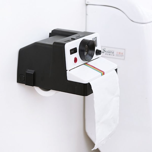 Retro-tyyliset luovat kameran muotoiset WC-paperirullan pidikkeet