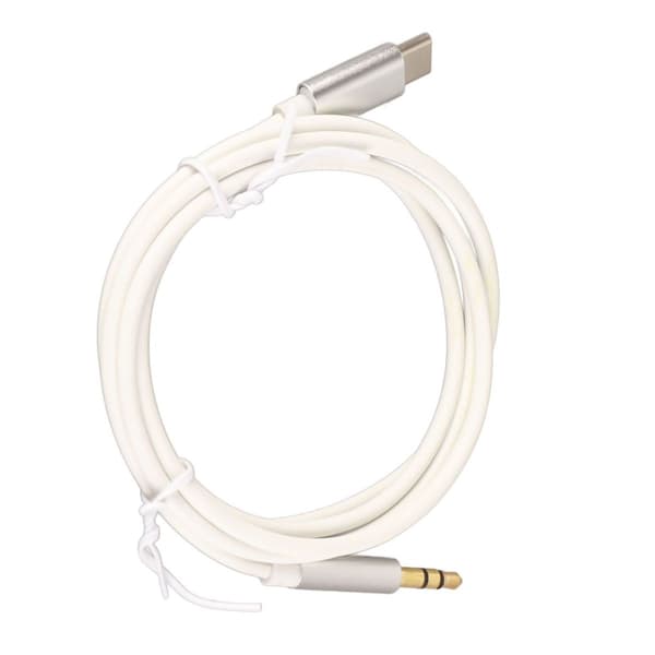 USB-C til 3,5 mm lyd Aux-kontaktkabel, stabil Type-C-adapter KLB